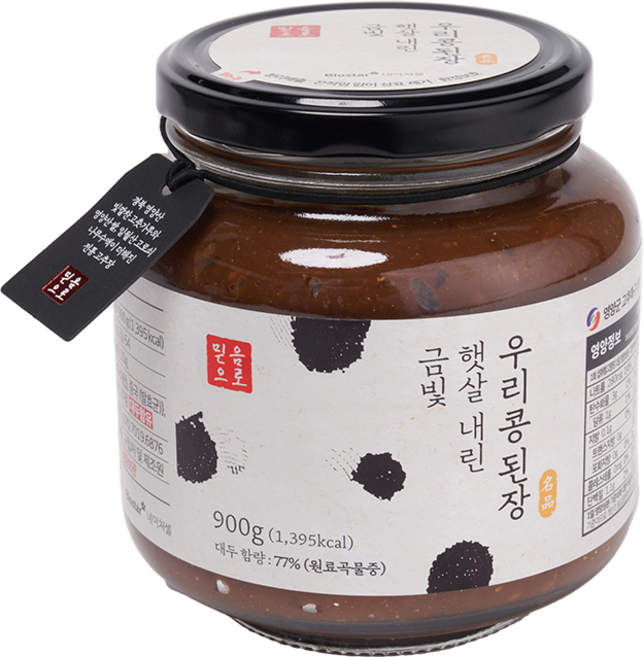 믿음으로 금빛 햇살내린 우리콩된장, 900g, 1개, 900g