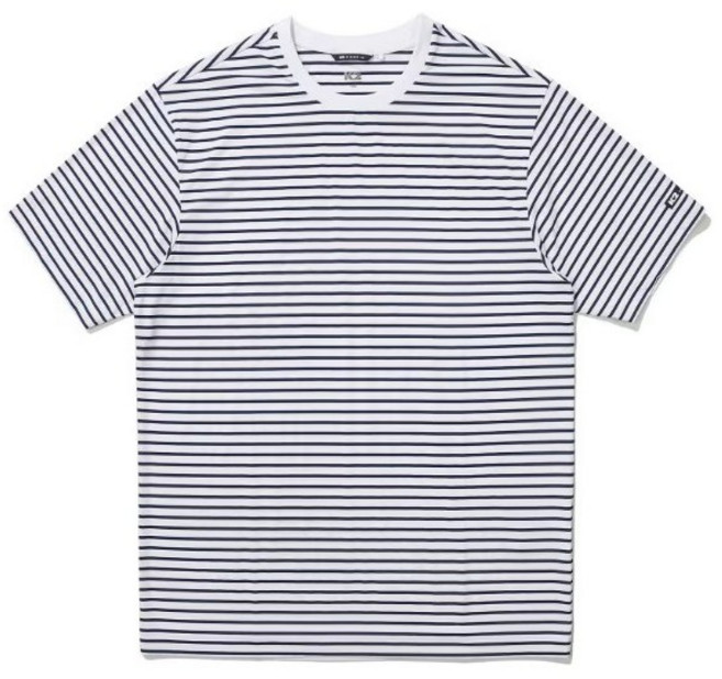 (정품 매장) K2 남성 여름 초냉감 반팔 티셔츠 코드텐 CODE10 ICE 스트라이프 라운드 쿨링 기능성 반팔티 등산 하이킹 골프웨어