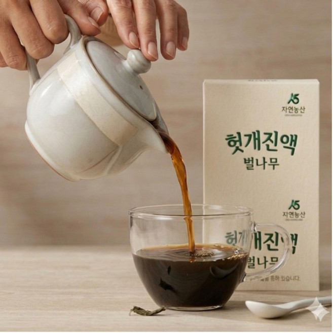 벌나무진액 헛개열매) 헛개진액벌나무 / 자연초농산숙취해소, 100개, 105ml