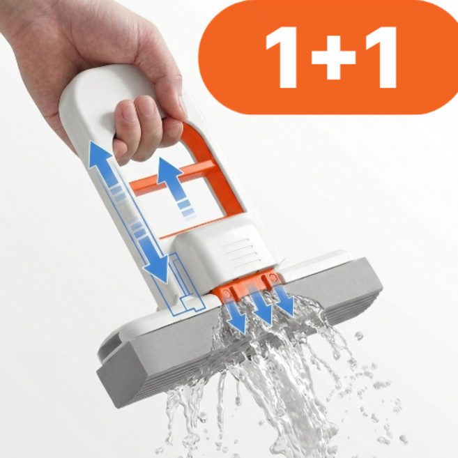 르오망 초강력 미니 물기제거기 밀대걸레, 2개