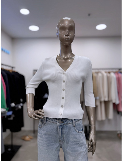 [제시뉴욕] 알렉시스앤 골지 브이넥가디건 AE45NSKO6110