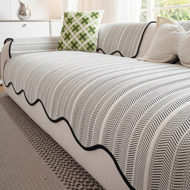 LINSHU 여름 냉감 쇼파패드 통기성 논슬립