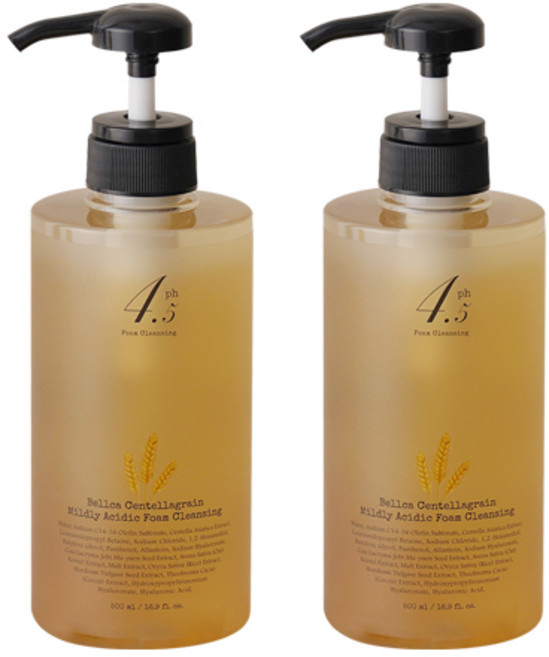 벨카 센텔라 그레인 약산성 폼클렌징 500ml 악건성 ph 밸런스 진정 보습 세안, 2개