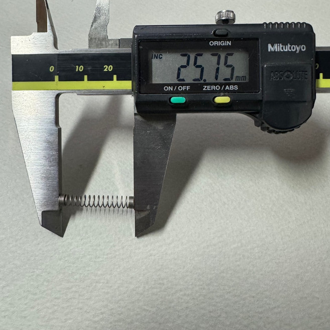 볼펜 스프링 sus304 스테인레스 길이25.7mm 1SET-50EA, 50개