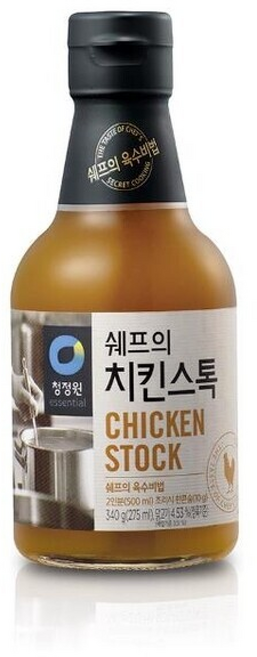 청정원 쉐프의 치킨스톡, 1개, 340g