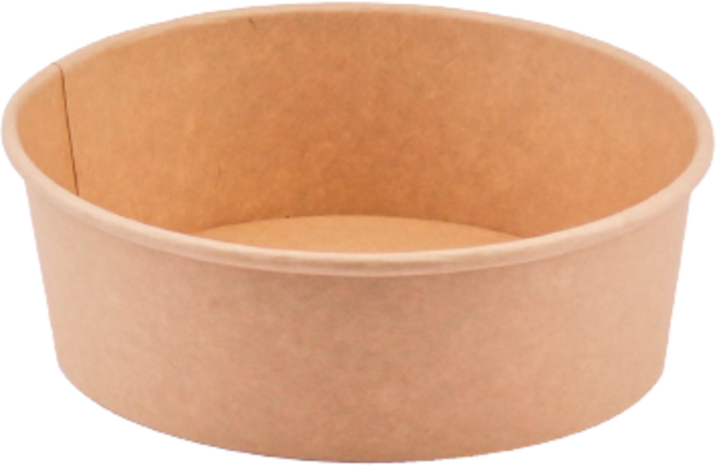 185파이 1300cc 크라프트 원형 종이용기 컵밥 닭강정 포장 300개 (옵션선택) 몸통 뚜껑 별도, 1300cc 몸통 300개