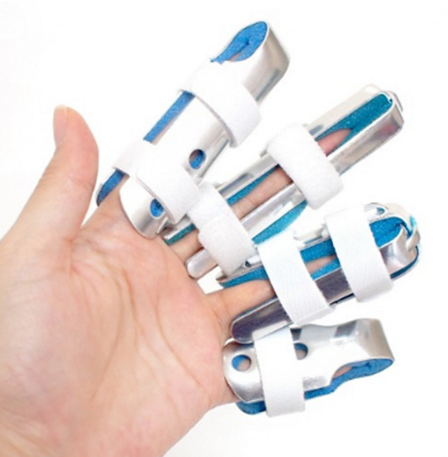 손가락부목 손가락보호대 손마디 손가락 골절 관절염 깁스 4가지타입 고정지지대 핑거스프린트, S(58mm), 1개