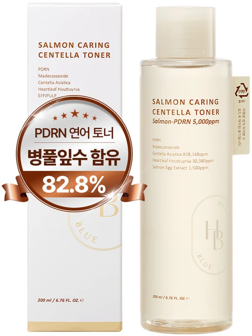 헤브블루 살몬 케어링 센텔라 토너, 1개, 200ml - 쿠팡