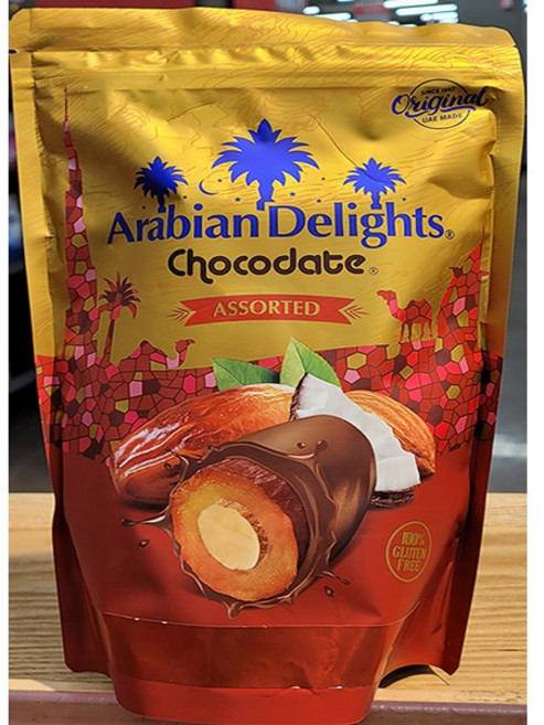 Arabian Delights 아라비안 딜라이트 초코데이트 어쏘티드 (대추야자초콜릿) 250g (원산지 : 아랍에미리트), 1개