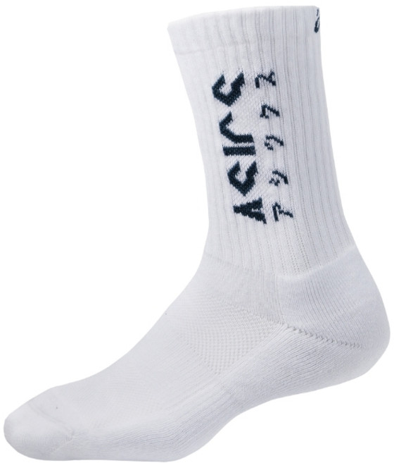 ASICS 運動襪, 白色/片假名緹花, 1個