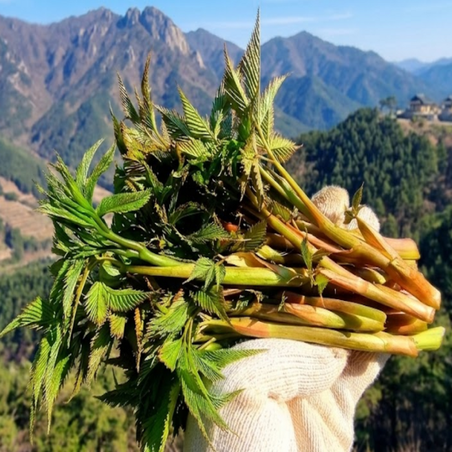 [당일수확] 봄기운가득 눈개승마 삼나물 산지직송, 1박스, 500g