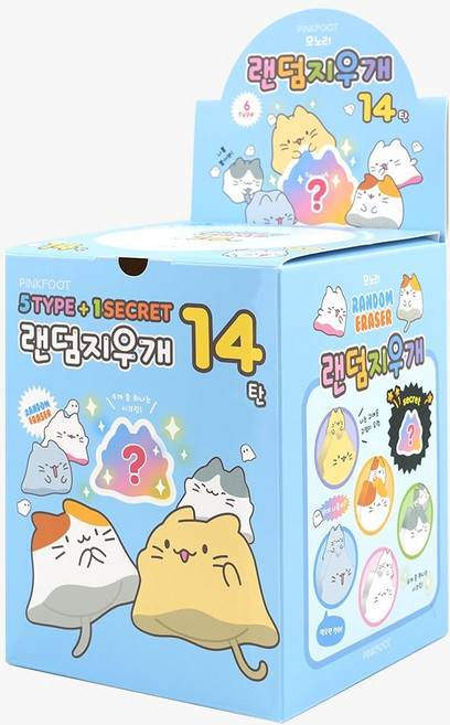 모노리 랜덤 지우개ver.14 6종 60개 1세트, 1개