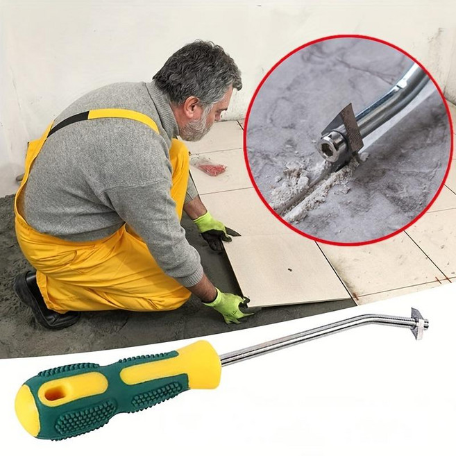 고강도 금속 칼날 줄눈 제거기 타일 그라우트 수공구, 1개
