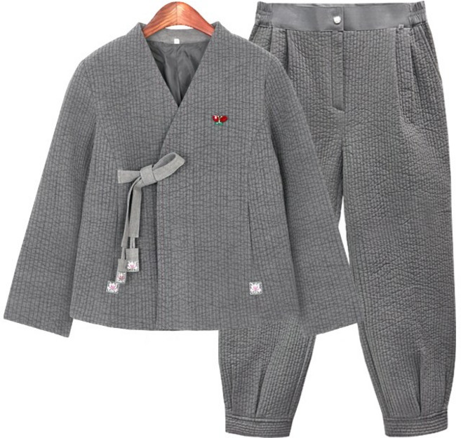 연화 누비 저고리 한벌