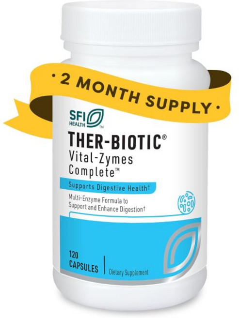 클레어 랩스 테르바이오틱 바이탈자임스 컴플리트 소화 효소 단백질 펩타이드 탄수화물 당 지방 섬유소 분해에 도