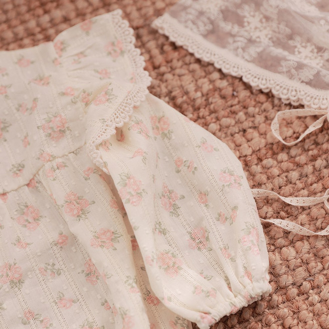 [출산백일선물] 우이동금손 프렌치베이비 슈트세트 [포장+쇼핑백세트]