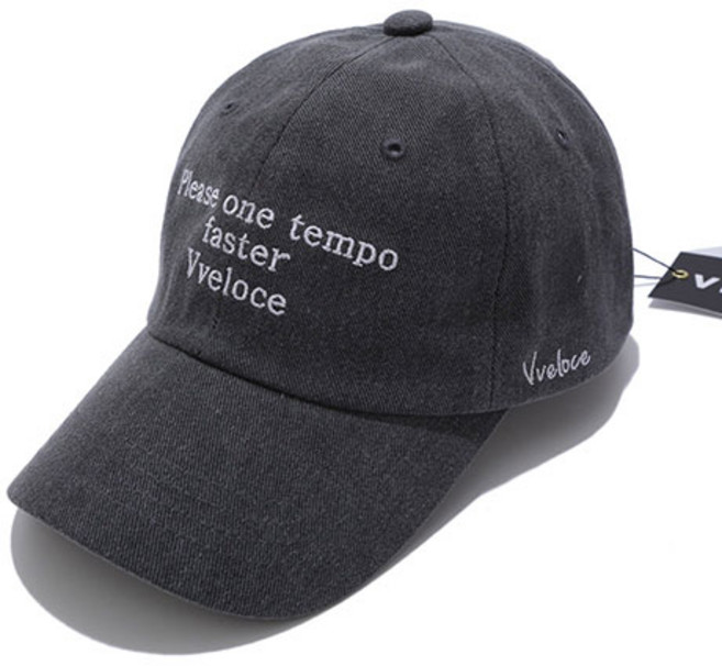 뷔벨로체 PV 로우핏 볼캡 딥그레이