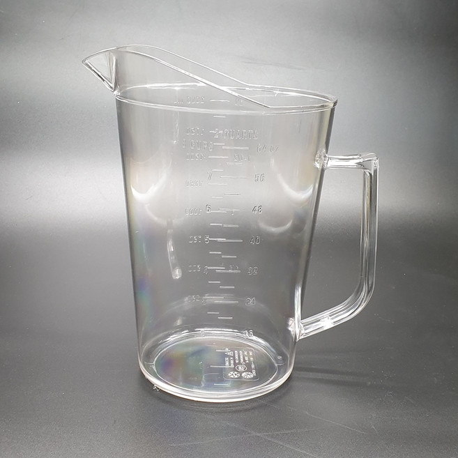 쉐프앤쿡 PC계량컵 국산 비커, 투명, 1L