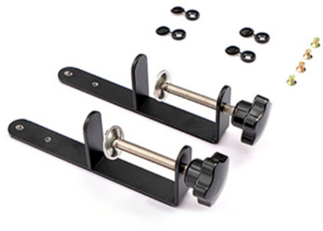 책상용 타공판 스탠드 거치대 고정형 브라켓 데스크 파티션, 1개, 상세페이지 참조