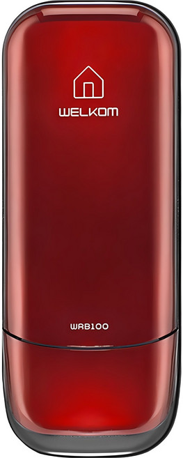 솔리티 웰콤 스마트 보조키 손잡이 없음 도어락 보조키 손잡이 없음 도어락 WRB-100, (국내배송)WRB-100(RED), 방문설치