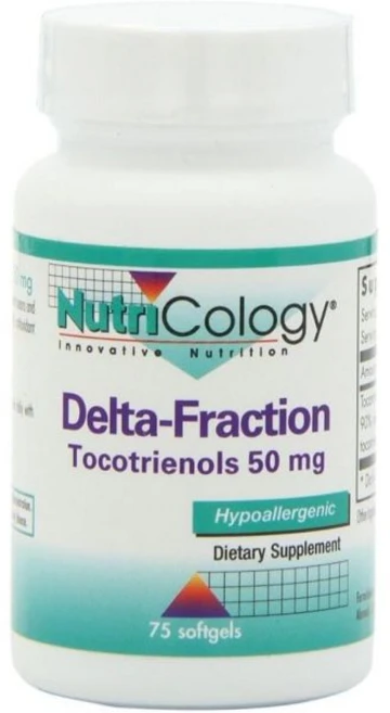 비타민E 피부 제 뉴트리콜로지 델타프랙션 토코트리에놀 50mg 소프트젤 75개들이, 1개 - 쿠팡
