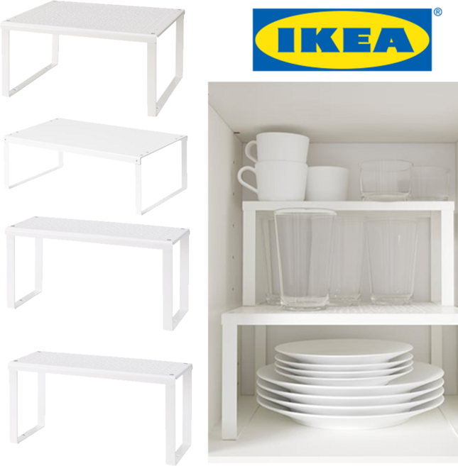 [IKEA]이케아 VARIERA 바리에라 ㄷ자 받침대 선반 다용도 선반인서트, 1개