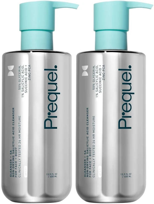 Prequel 프리퀄 글린저 SA 모이스처라이징 글리세린 클렌저 워시 400ml x 2개입 - 쿠팡