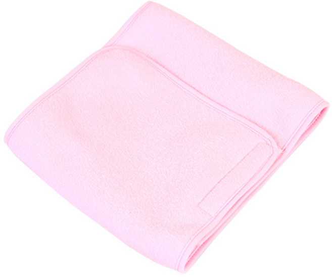 AWC 큐티 2겹 헤어터번 피부미용 띠터번 헤어밴드 피부관리실 헤어터번 기프트터번, 1개, 핑크