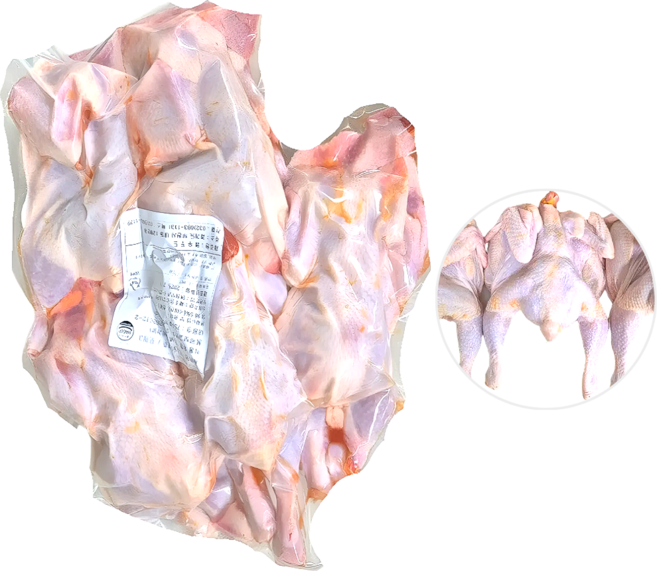 옛날통닭 / 백세미 80호 / 국내산 염지닭 살짝 매콤 / 업소용 HACCP, 800g, 10개