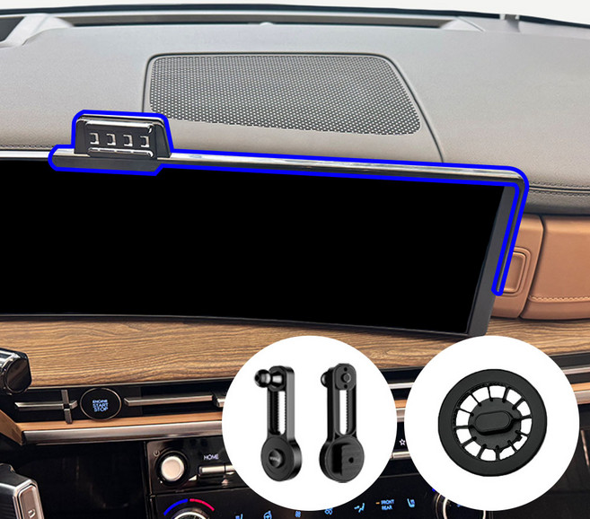 윙가디움 현대 싼타페 MX5 전용 차량용 스크린 거치대 마운트 세트, 싼타페 MX5 전용 스크린 (B세트), 1세트