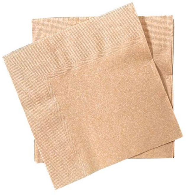 진양제지 칵테일 무지 냅킨브라운화이트 1600매, 진양제지 칵테일 무지 냅킨(브라운/화이트) 1600매