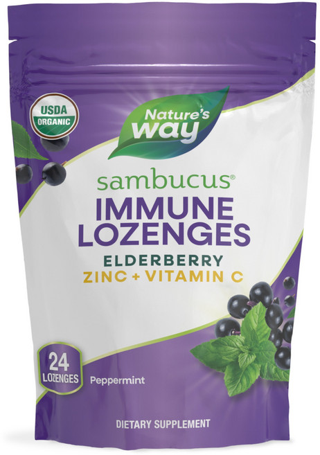 네이쳐스웨이 삼부커스 아연 페퍼민트 로젠지 글루텐 프리, 24개입, 1개, 24정