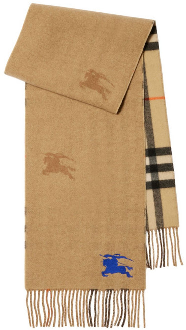 버버리 리버서블 체크 캐시미어 스카프