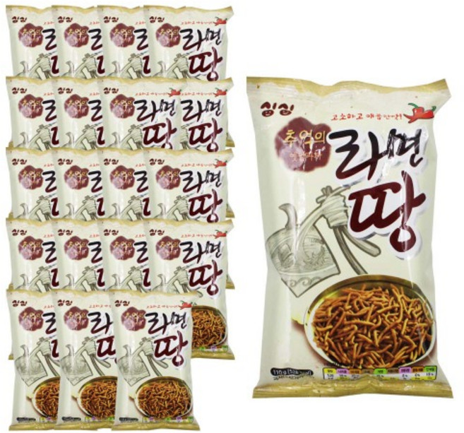 싱싱 추억의 라면땅 110g 20개입(한박스), 20개