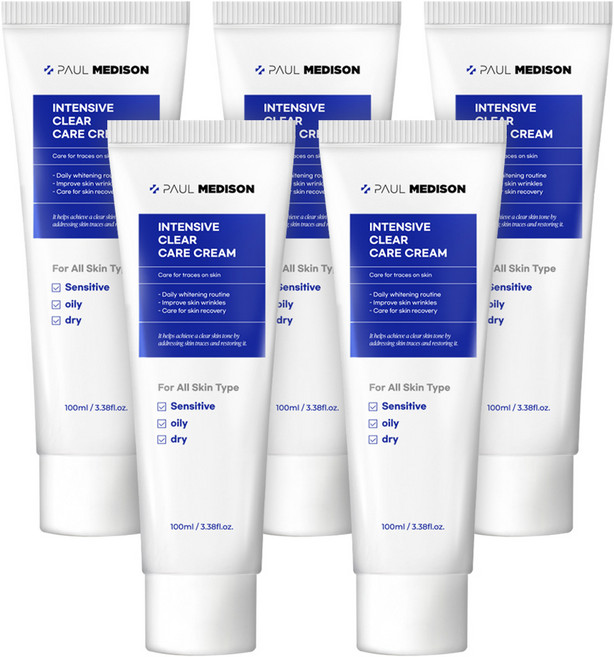 폴메디슨 인텐시브 클리어 케어 크림, 5개, 100ml