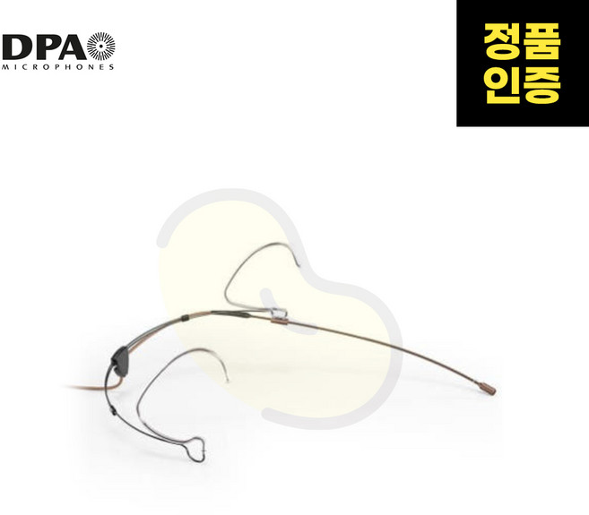 DPA(디피에이) 6066-OC-R-C10 브라운 TA4F Mini-XLR 무지향성 헤드셋 마이크
