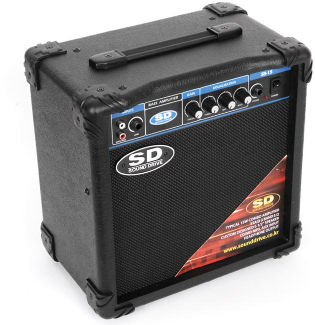 사운드 드라이브 SB-15 SB15 베이스앰프, Sounddrive SB-15, 1개