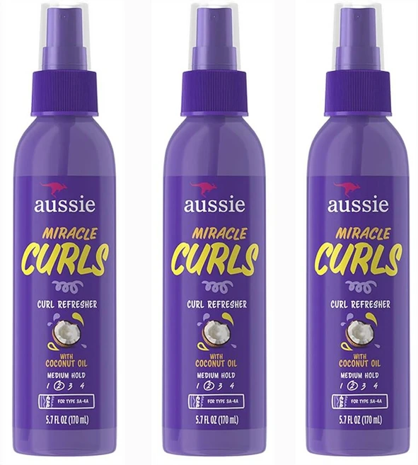 Aussie 미라클 컬 리프레셔 170ml 3팩 - 쿠팡