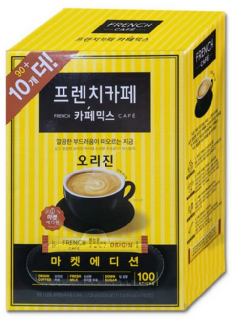 프렌치카페 오리진(11gx90T 10T 남양유업), 11g, 1박스, 100개입