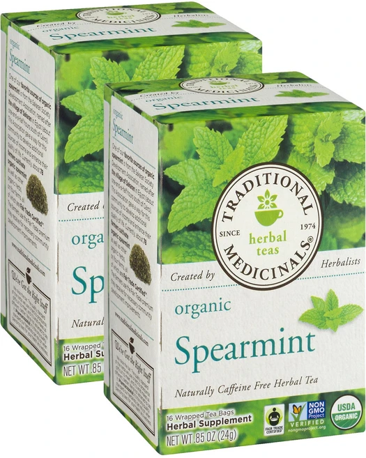 트레디셔널메디시널스 허벌 티 스피어민트, 1.5g, 16개입, 2개 - 쿠팡