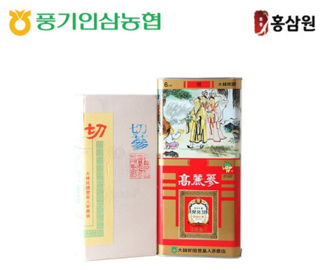 홍삼(절삼) 6년근 600g 풍기인삼농협, 1개
