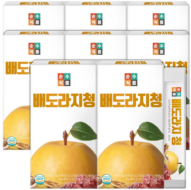 순수식품 배도라지청 스틱, 10ml, 240개