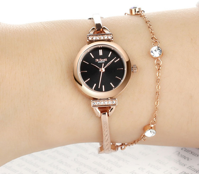 세인트스코트 ST5071RBR 오웰 레이어드 팔찌 뱅글 여성 시계
