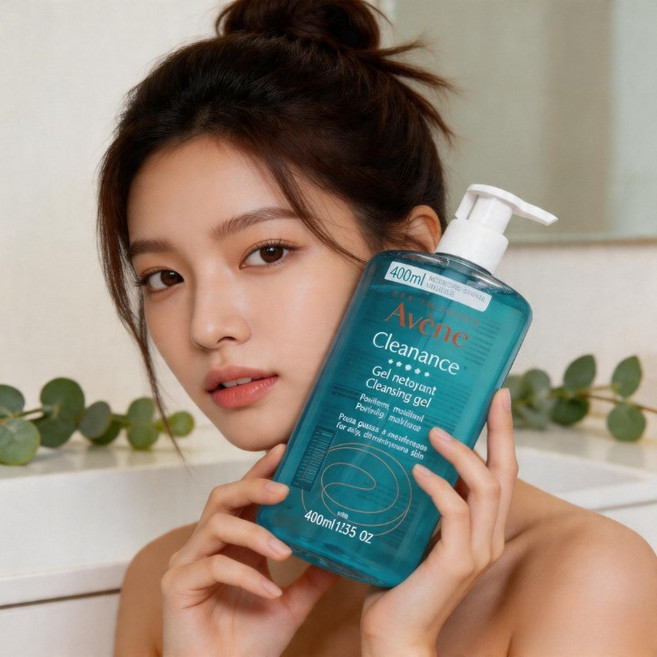 아벤느 클리낭스 약산성 클렌징 젤, 400ml, 3개