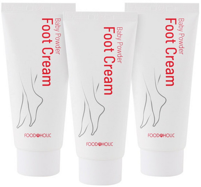 (3개)푸드어홀릭 베이비파우더 풋 크림 100g, 1개