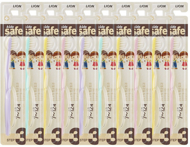 키즈세이프 어린이칫솔 스텝 3단계, 랜덤발송, 1개입, 10개