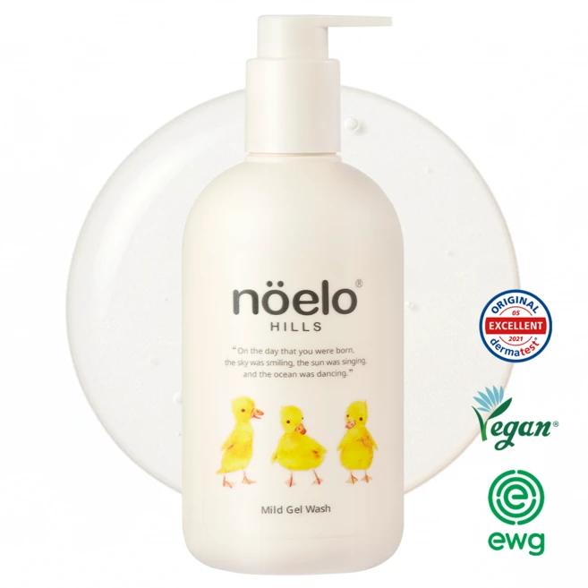 [노엘로힐스] 눈 안따가운 탑투토 아기 바디워시 (청담동 산후조리원 / 신세계 현대 롯데 백화점 / 마일드젤워시), 1개, 300ml - 쿠팡