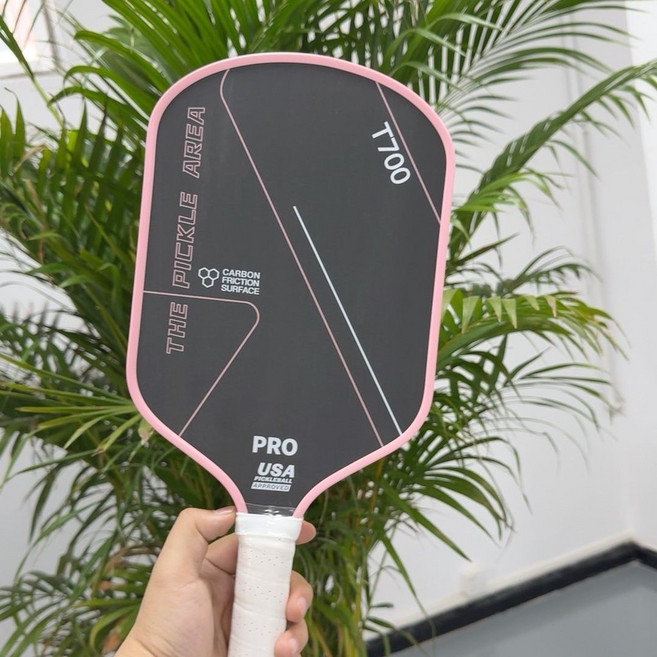 T700 碳纖維 專業級 匹克球拍 攻防兼備 細磨砂, 1個, 單拍, N/A