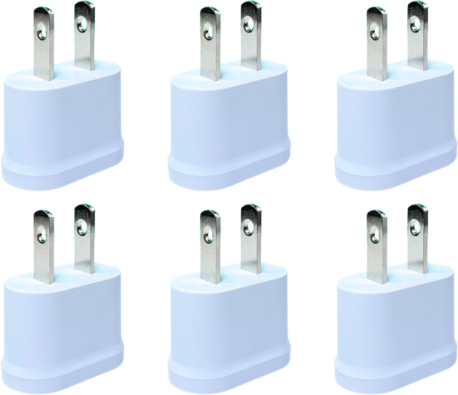 나폴리가든 110V 변환어댑터 해외용 WN-20A, 6개