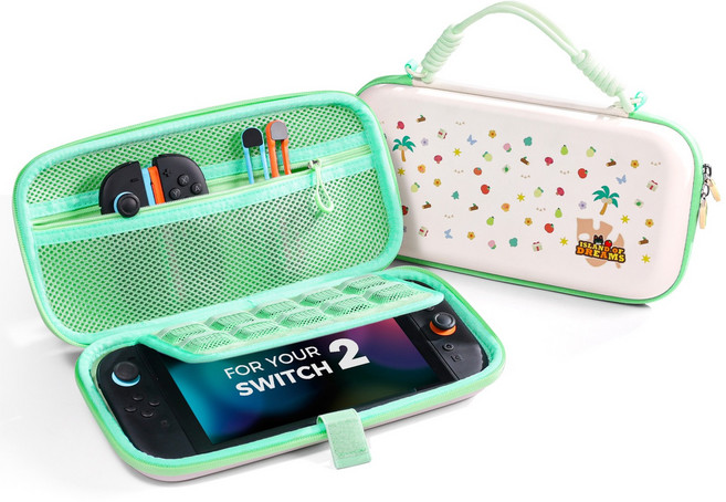 이이네 아일랜드 드림 닌텐도 스위치2 수납 파우치 닌텐도 수납 케이스 EVA 소재 휴대용 보호가방, 1개, 아일랜드 드림 테마, L1275